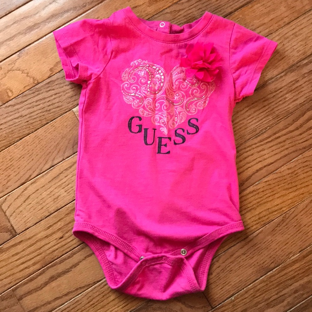 Guess Hot Pink Onesie